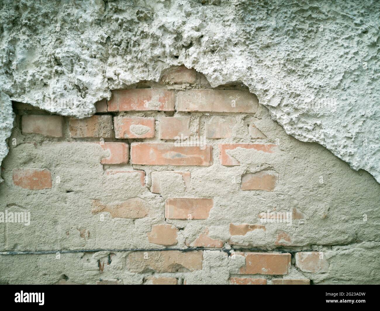 Pared de ladrillo antiguo Foto de stock