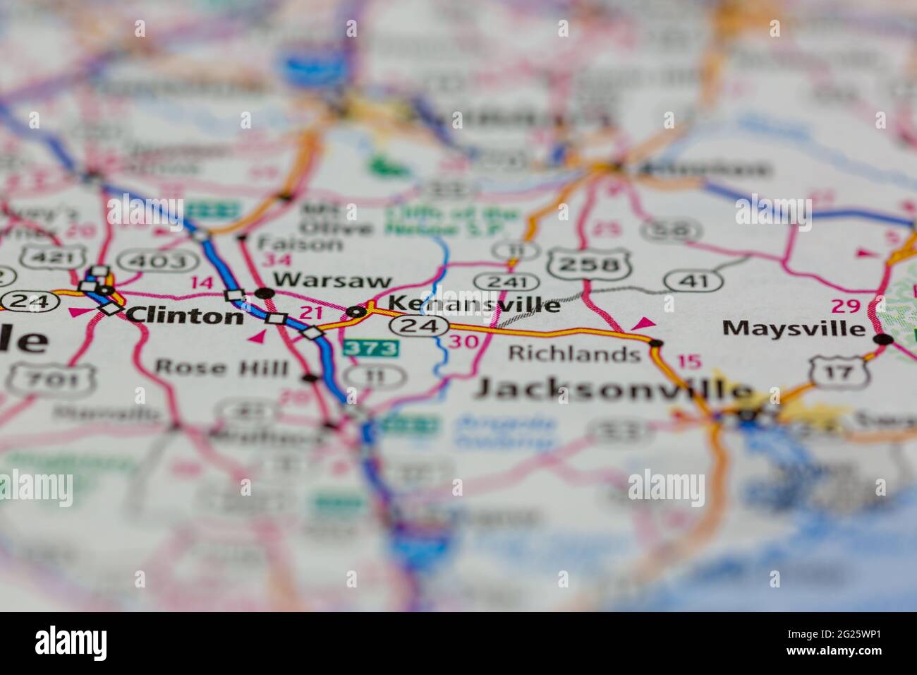 Mappa di kenansville fotografías e imágenes de alta resolución Alamy