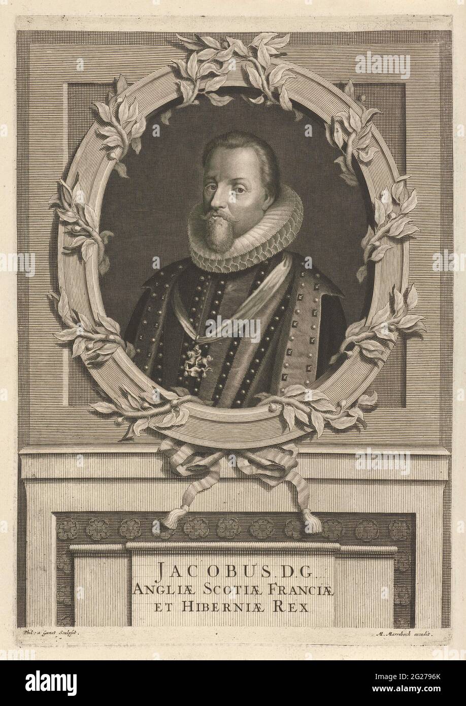 Retrato de Jacobus i van England. Jacobus I Stuart, rey de Inglaterra y como James VI, rey de