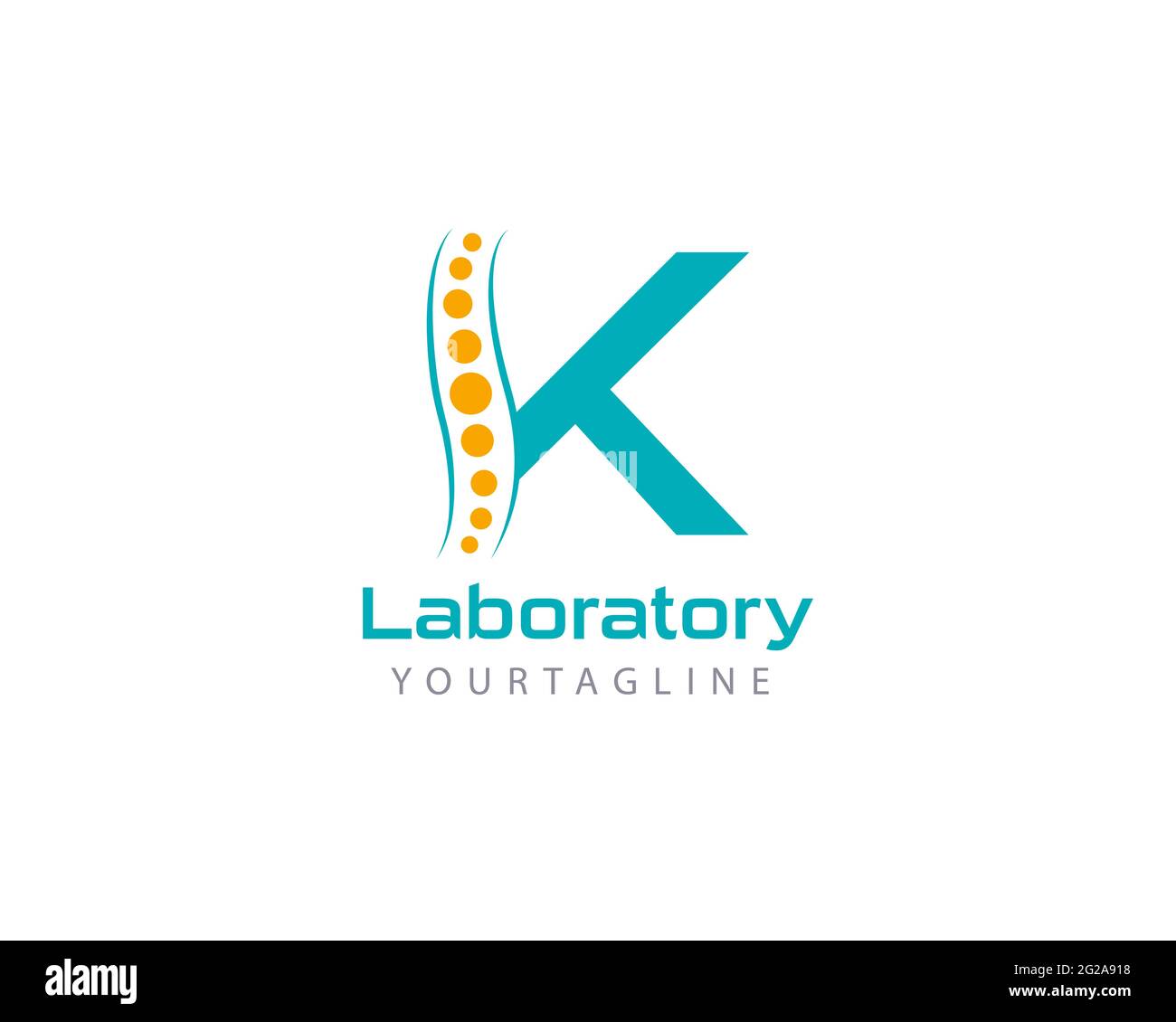 Letra K Lab Logo Template Design Vector , Este diseño es adecuado para