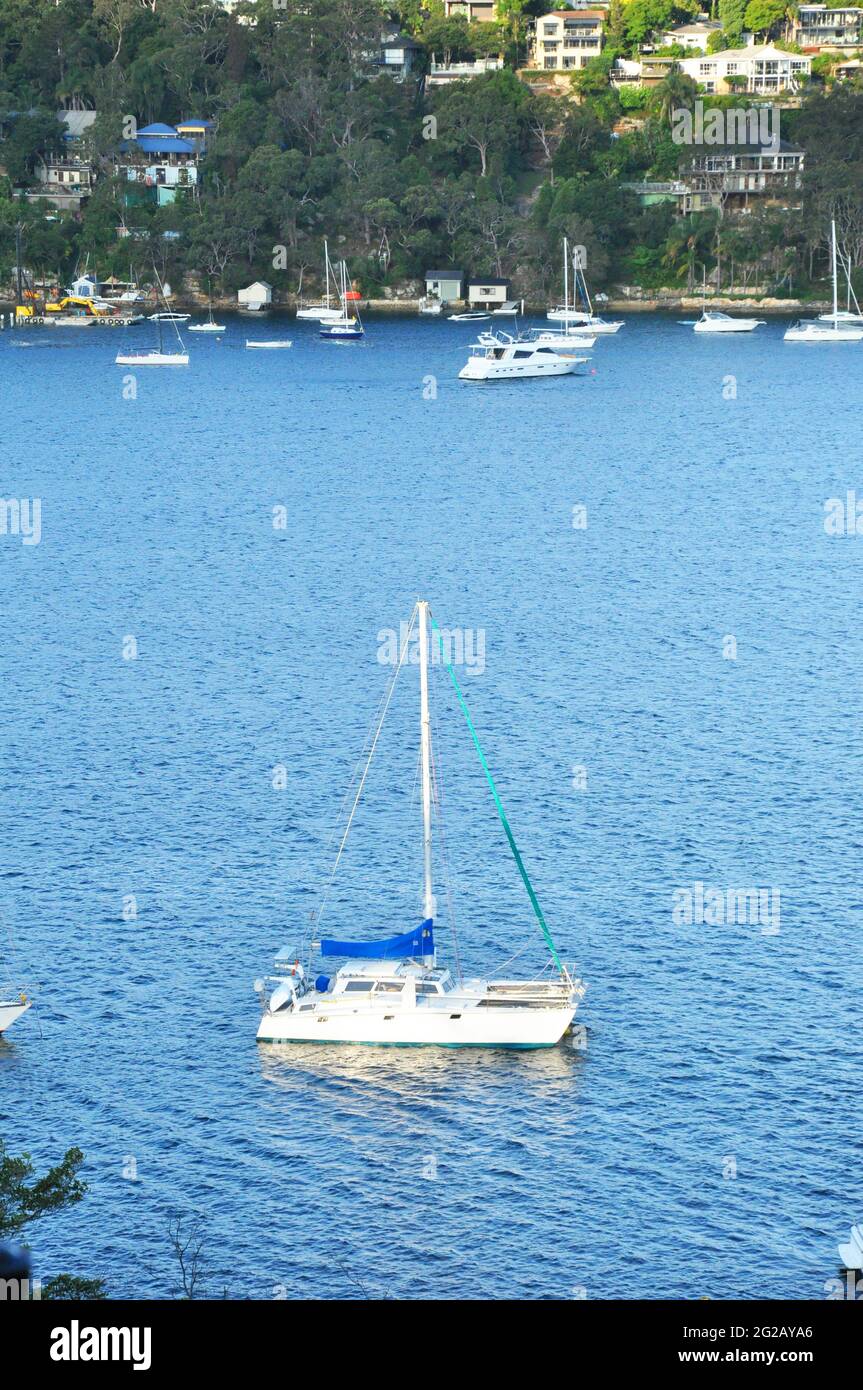 yate de vela Foto de stock