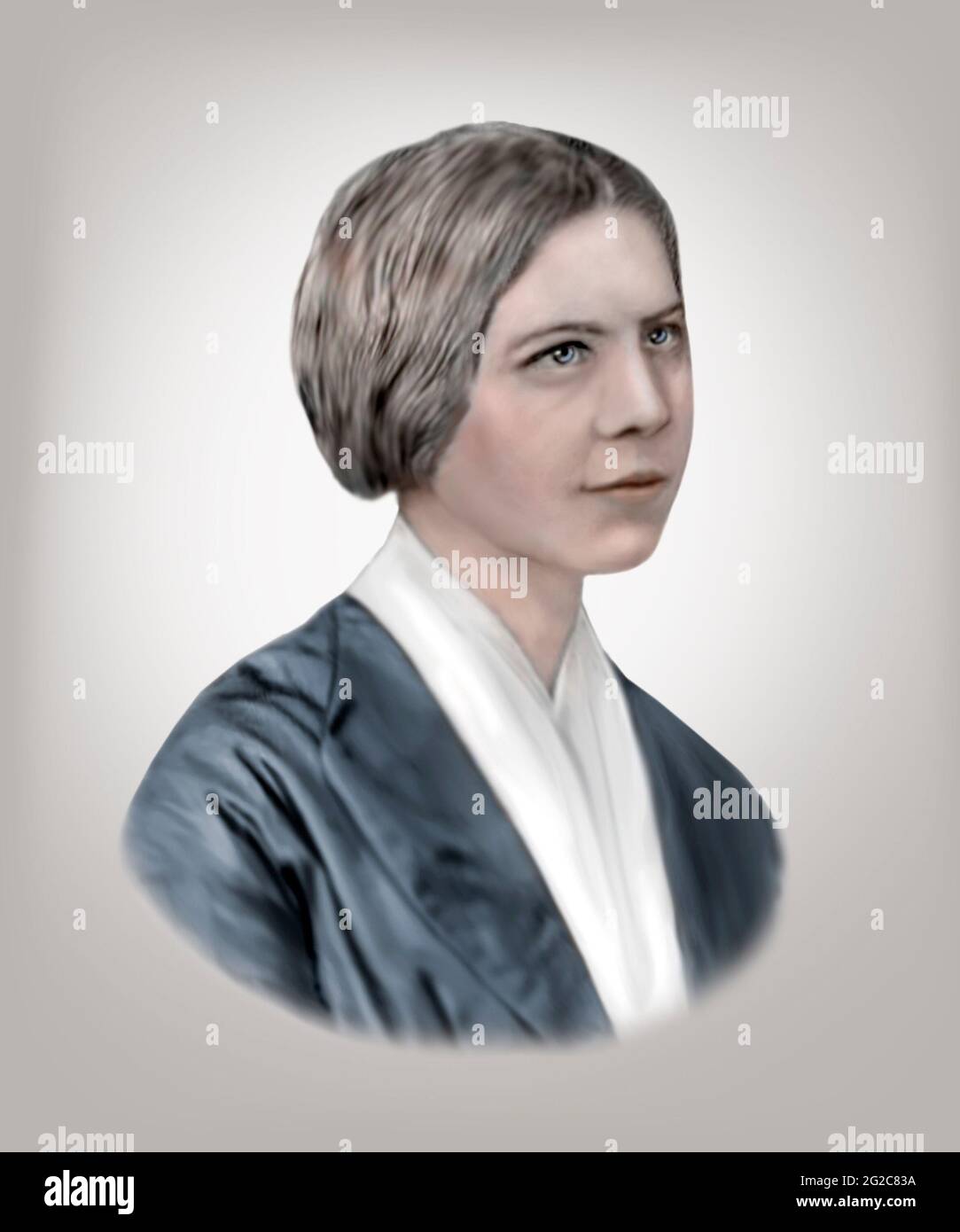 Lucy Stone 1818-1893 Abolicionista americano asfixista orator Foto de stock