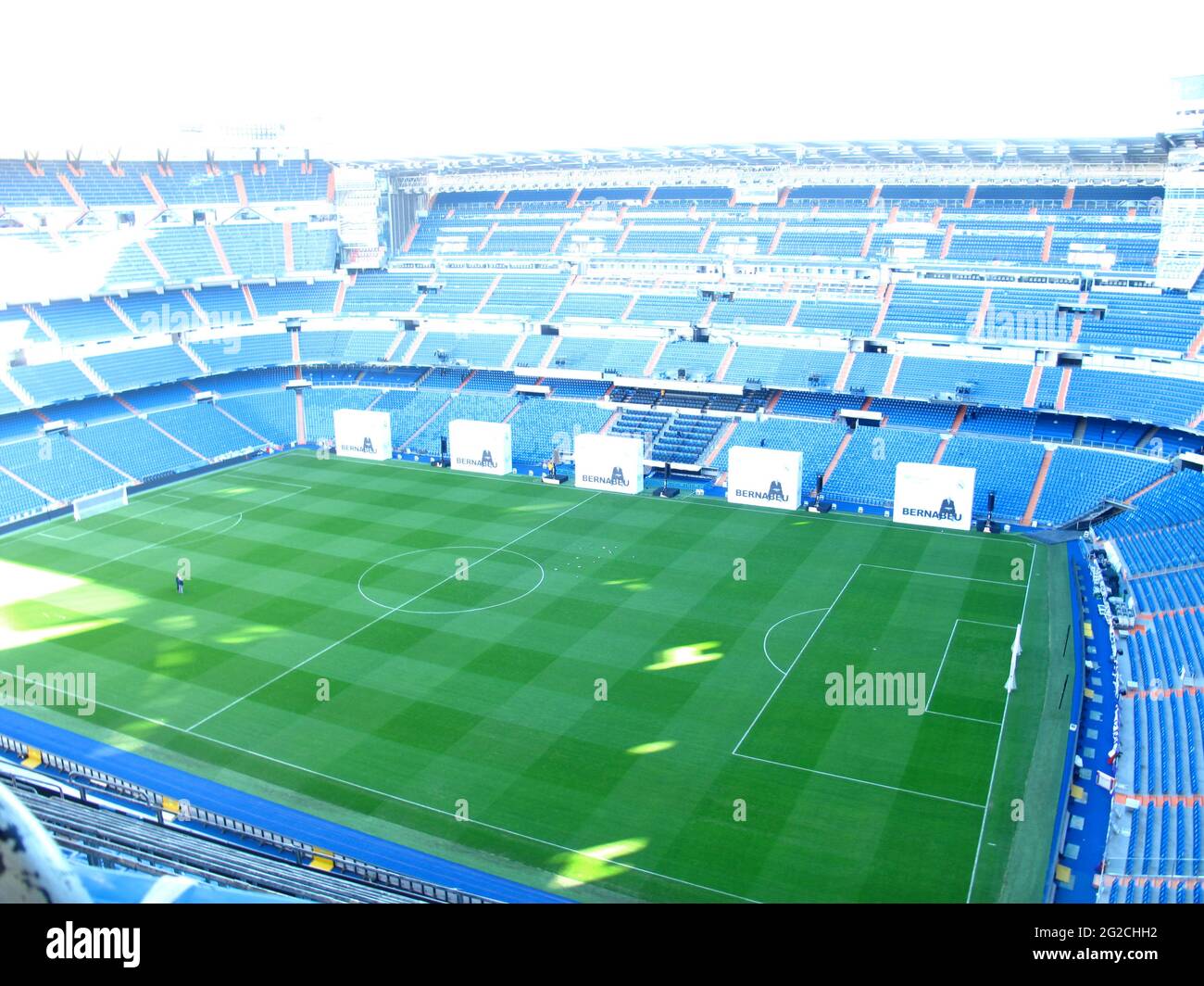 Estadio de fútbol Santiago Bernabeu del Real .MADRID, ESPAÑA-07-12-2016 Foto de stock