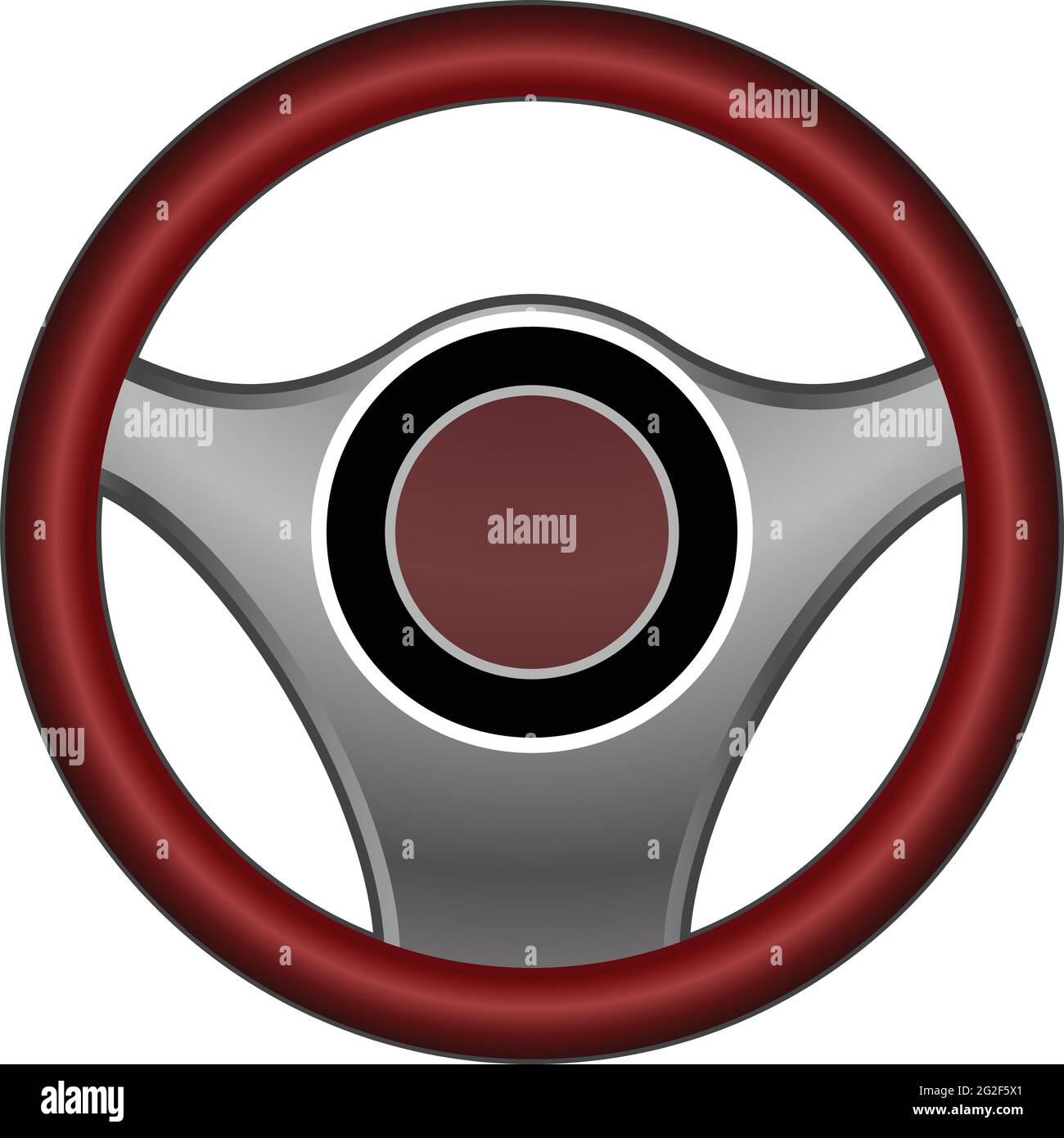 Icono de volante de coche, estilo de dibujos animados Imagen Vector de  stock - Alamy