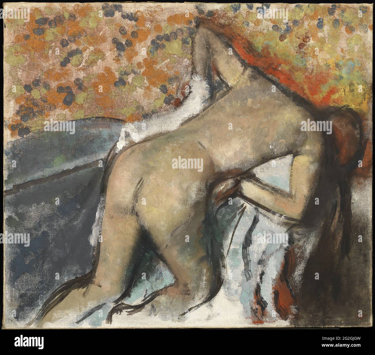 Edgar Degas - Después del baño Mujer Secando a sí misma 02 Fotografía de  stock - Alamy