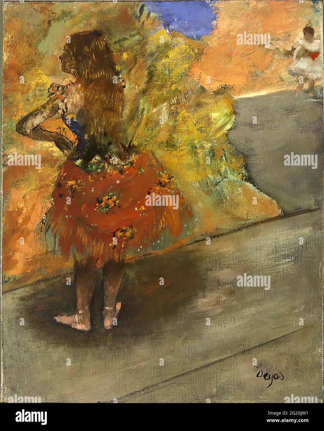 Edgar Degas - Bailarín de Ballet Foto de stock