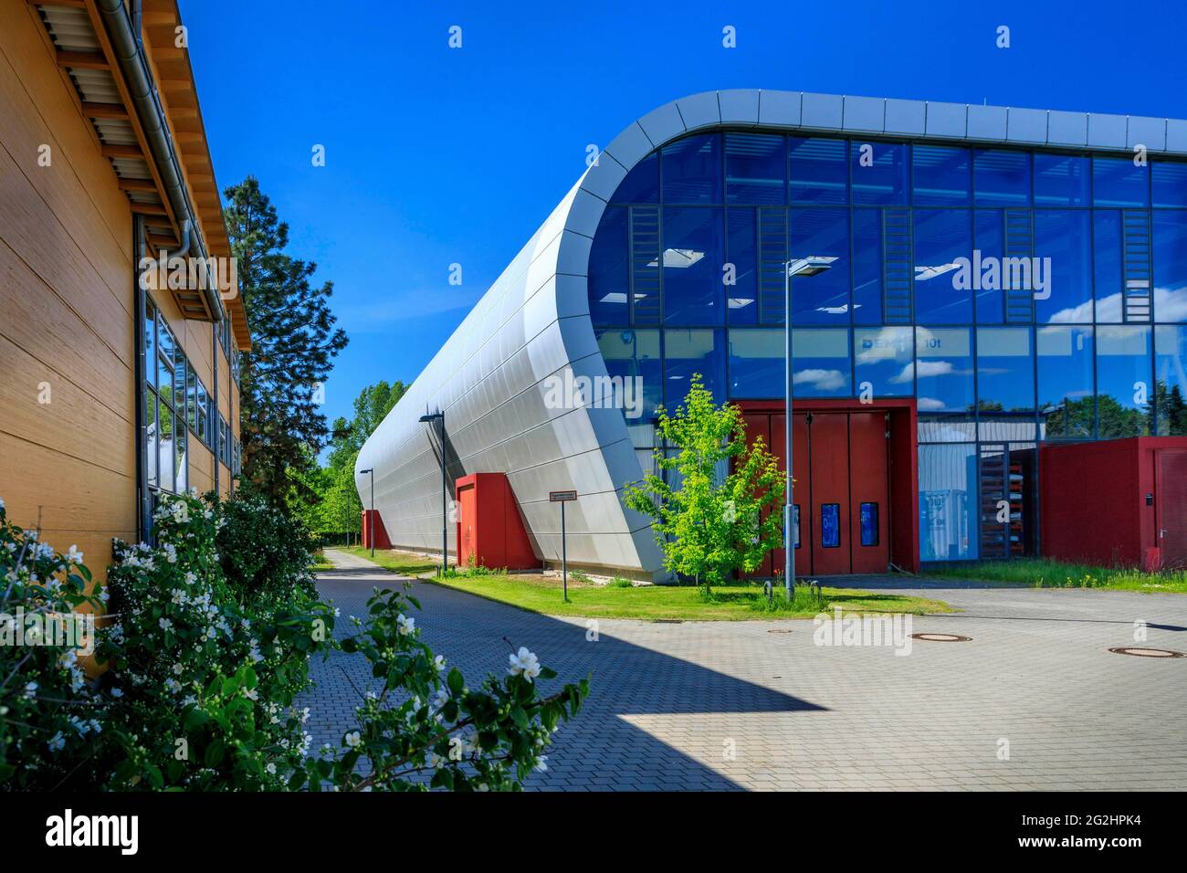 El centro de investigación de materiales ligeros Panta Rhe está situado en la Universidad Tecnológica de Brandeburgo Cottbus (BTU) Foto de stock