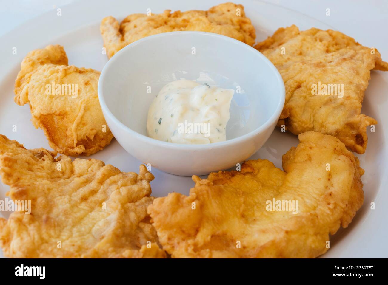 Comida típica andaluza. Rosada frita con