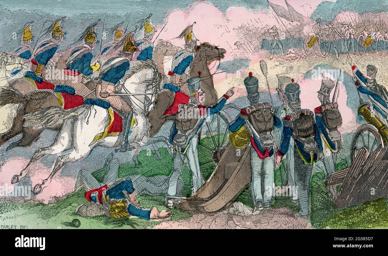 La Batalla de Palo Alto, 8 de mayo de 1846, esta fue la primera batalla importante de la Guerra México-Americana. De una Historia Iluminada de América del Norte, desde el período más temprano hasta el presente, publicado en 1860. Foto de stock