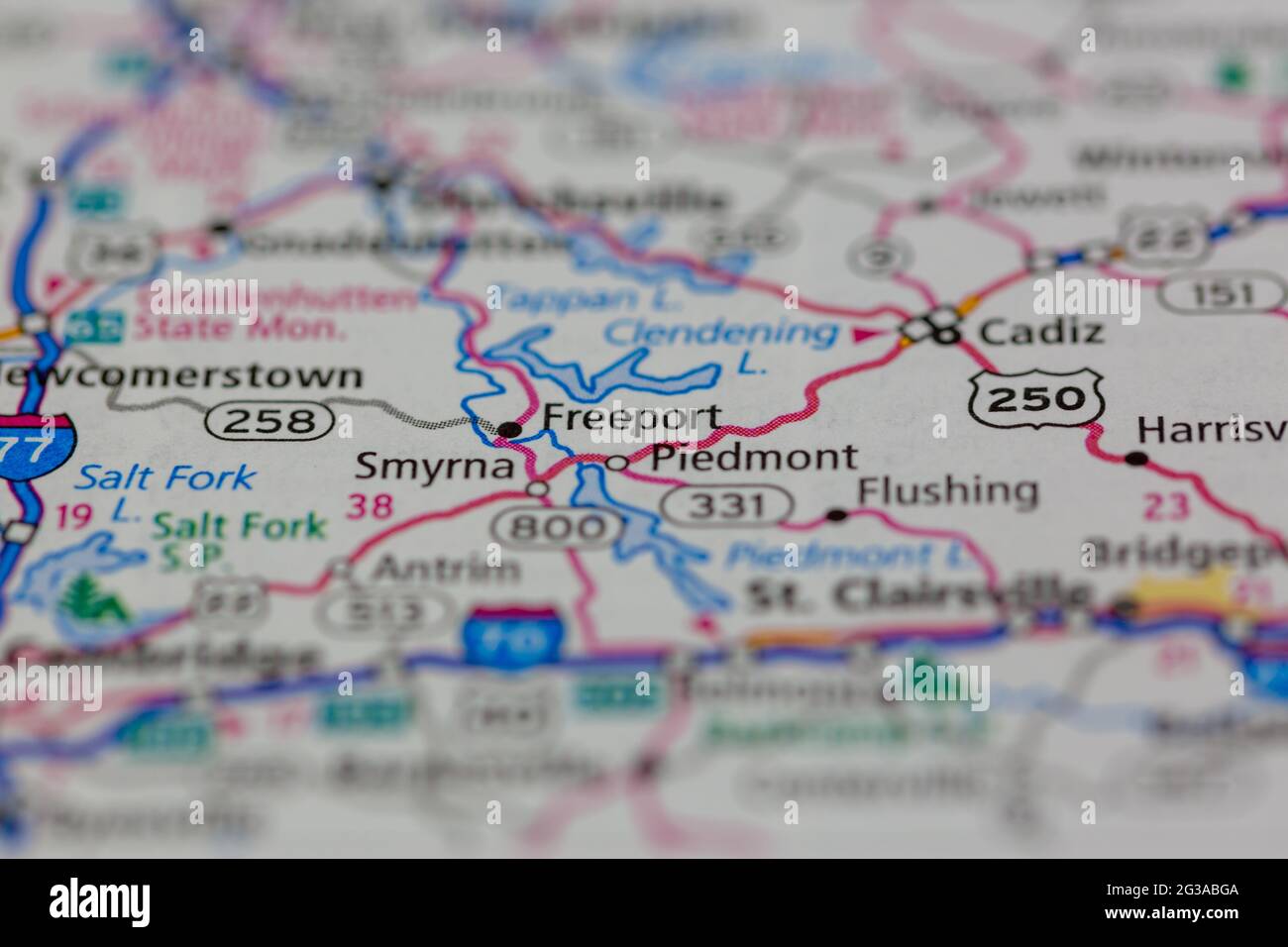 Freeport ohio en un mapa fotografías e imágenes de alta resolución Alamy