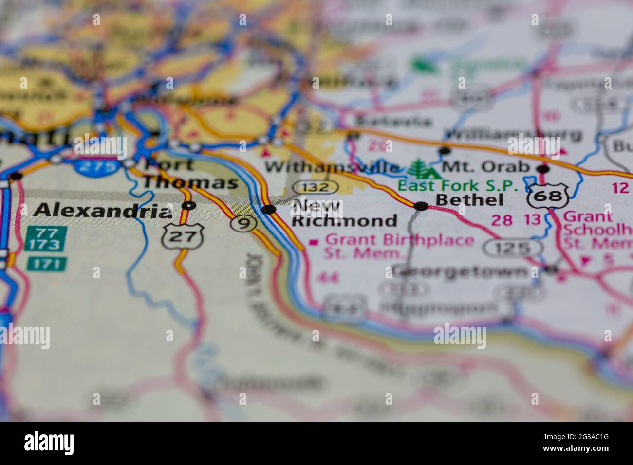 Mapa de new richmond ohio fotografías e imágenes de alta resolución Alamy