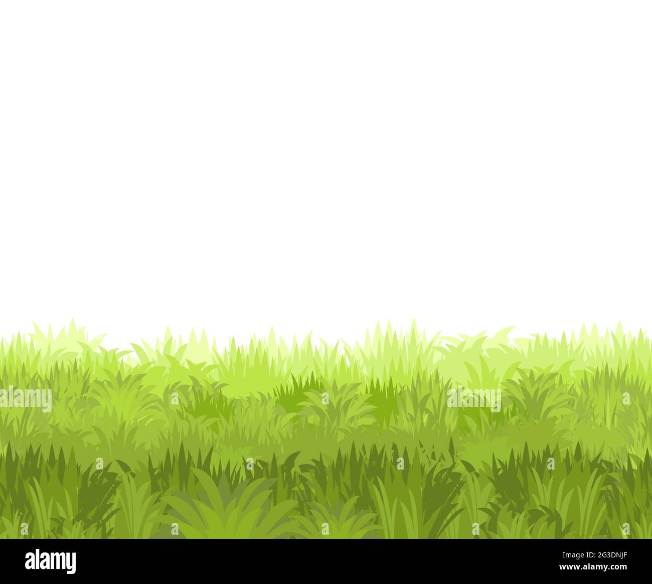 Césped. Ilustración integrada. Primer plano de hierba. Verde paisaje veraniego. Pradera de pastos rurales. Estilo de dibujos animados. Diseño plano. Aislado sobre fondo blanco Imagen Vector de stock - Alamy Césped. Ilustración integrada. Primer plano de hierba. Verde paisaje veraniego. Pradera de pastos rurales. Estilo de dibujos animados. Diseño plano. Aislado sobre fondo blanco Imagen Vector de stock - Alamy