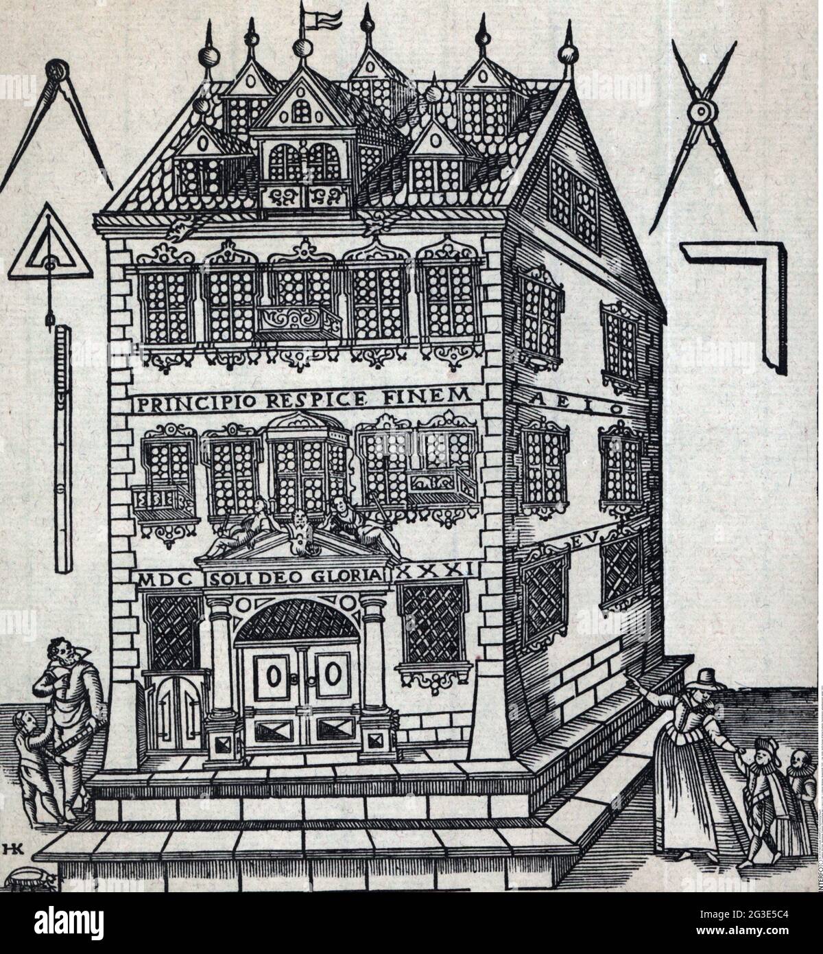 Juguete, muñecas, casa de muñecas de Anna Koeferlin, Nuremberg, anuncio, detalle, 1631, LOS COPYRIGHT DEL ARTISTA NO SE HAN DE BORRAR Foto de stock
