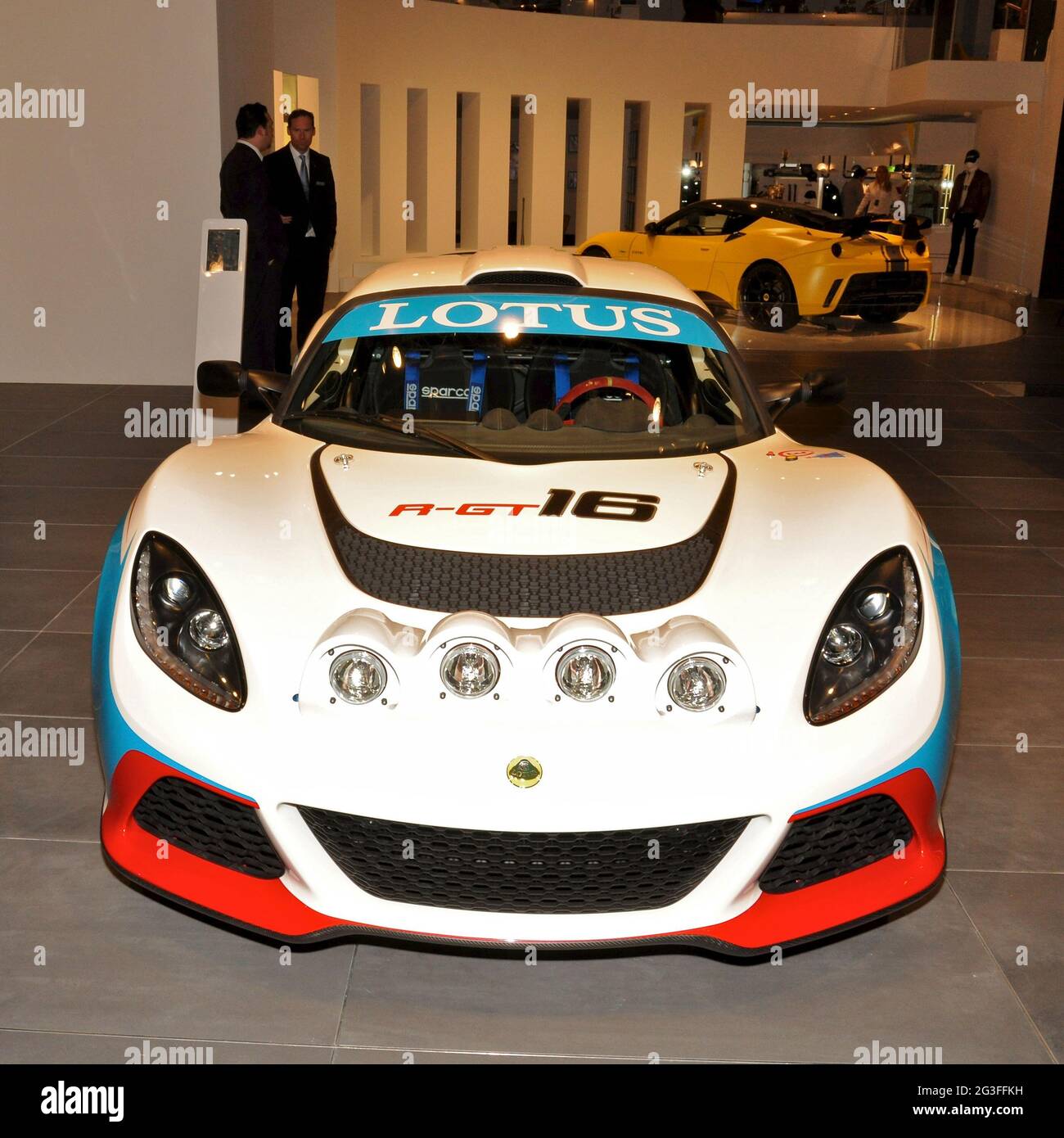 Lotus en el Salón de Automóviles de Frankfurt Foto de stock