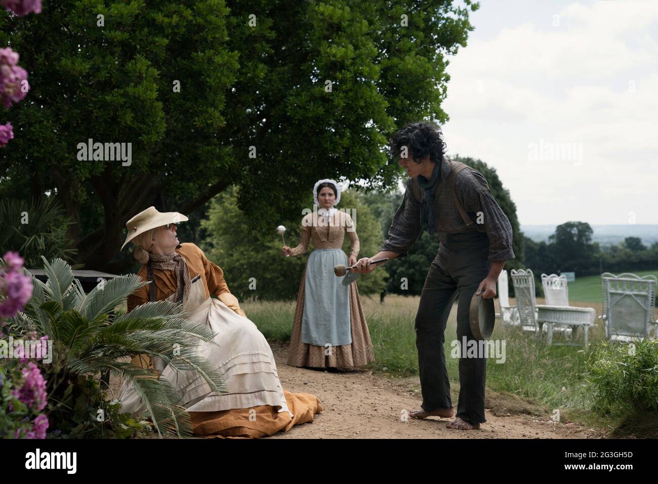 Tilda Swinton, Dev Patel, 'La historia personal de David Copperfield' (2021) Crédito: Searchlight Pictures / El archivo de Hollywood Foto de stock