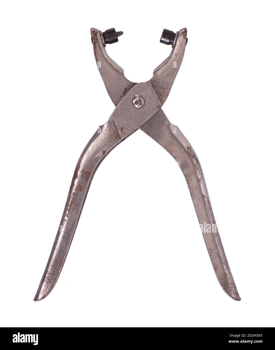 Herramienta para colocar agujeros en cinturones de cuero Fotografía de  stock - Alamy