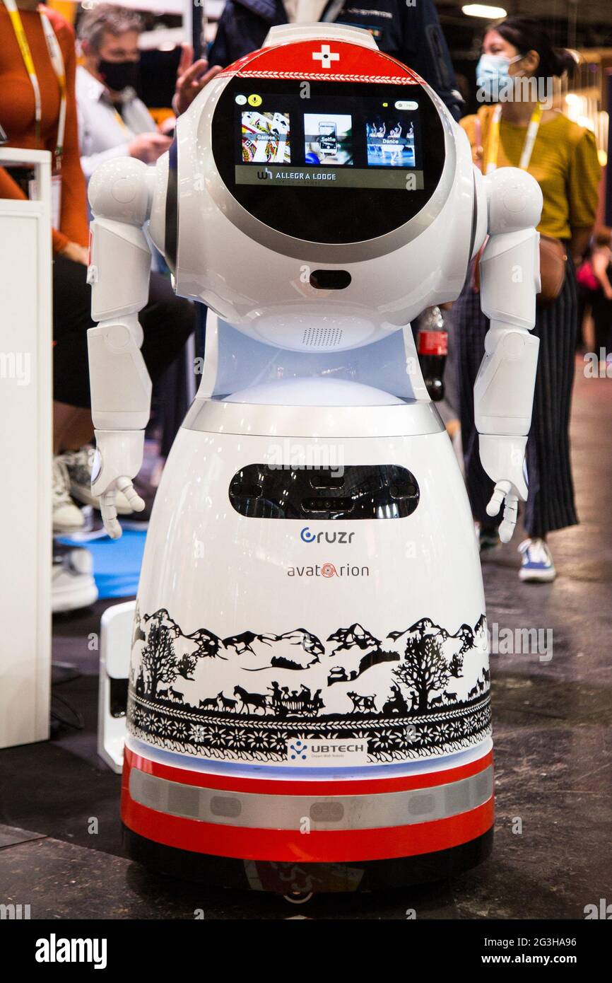 Cruzr La nueva generación de robots de servicio inteligentes y autónomos  imaginados por UBTECH Robotics - Edición 5th Viva Technology. VivaTech 2021  es la cita mundial para los startups y líderes que