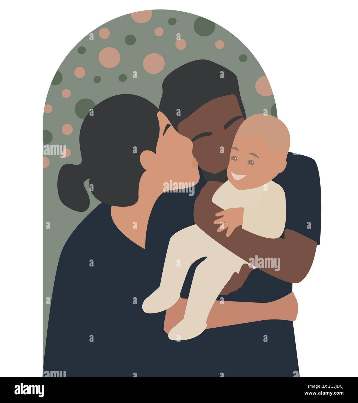 Beso de madre e hijo caricatura fotografías e imágenes de alta resolución -  Alamy