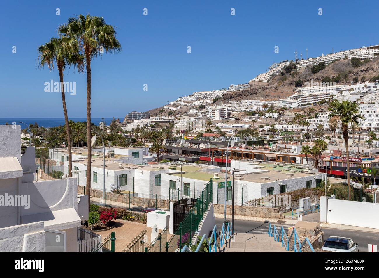 El pueblo de Puerto Rico en Gran Canaria, España Fotografía de stock - Alamy