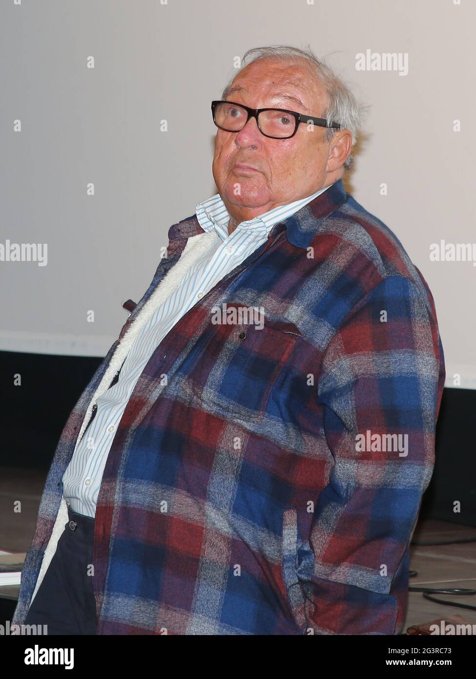 El actor alemán Jaecki Schwarz en un evento de cine en Magdeburg en 09.09.2020 Foto de stock