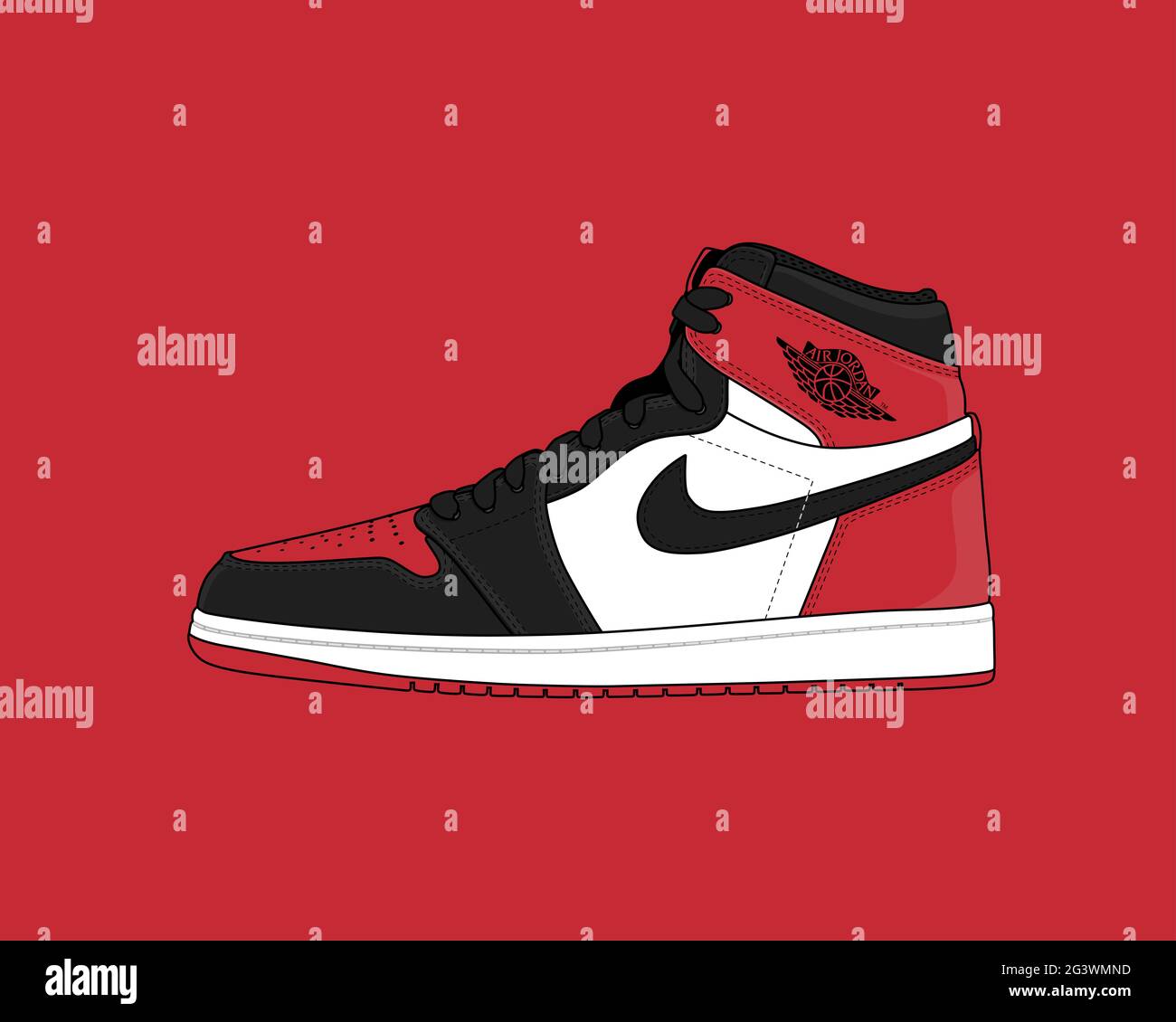 Air Jordan 1 Ilustración Fotografía de stock - Alamy