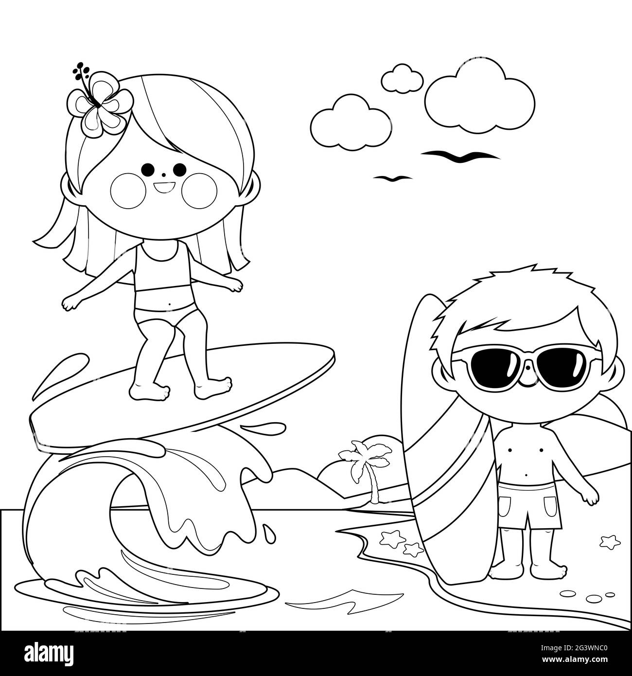 Dibujo De Barbie Surfeando Para Colorear Porn Sex Picture 2647