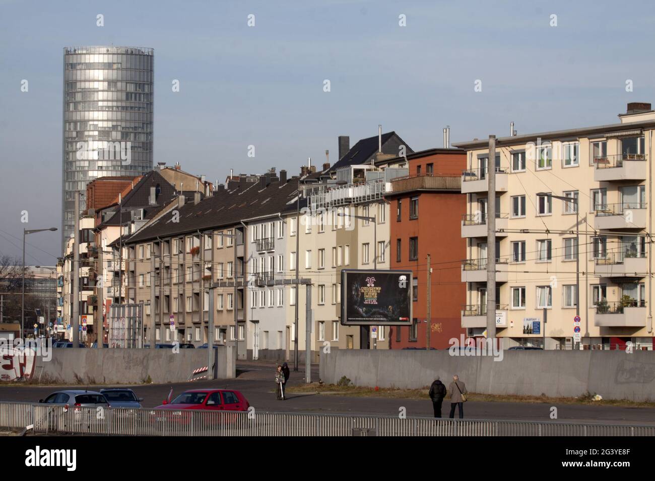 LVR-Tower, Siegburger StraÃŸe, Colonia-Deutz, NRW, Renania Foto de stock