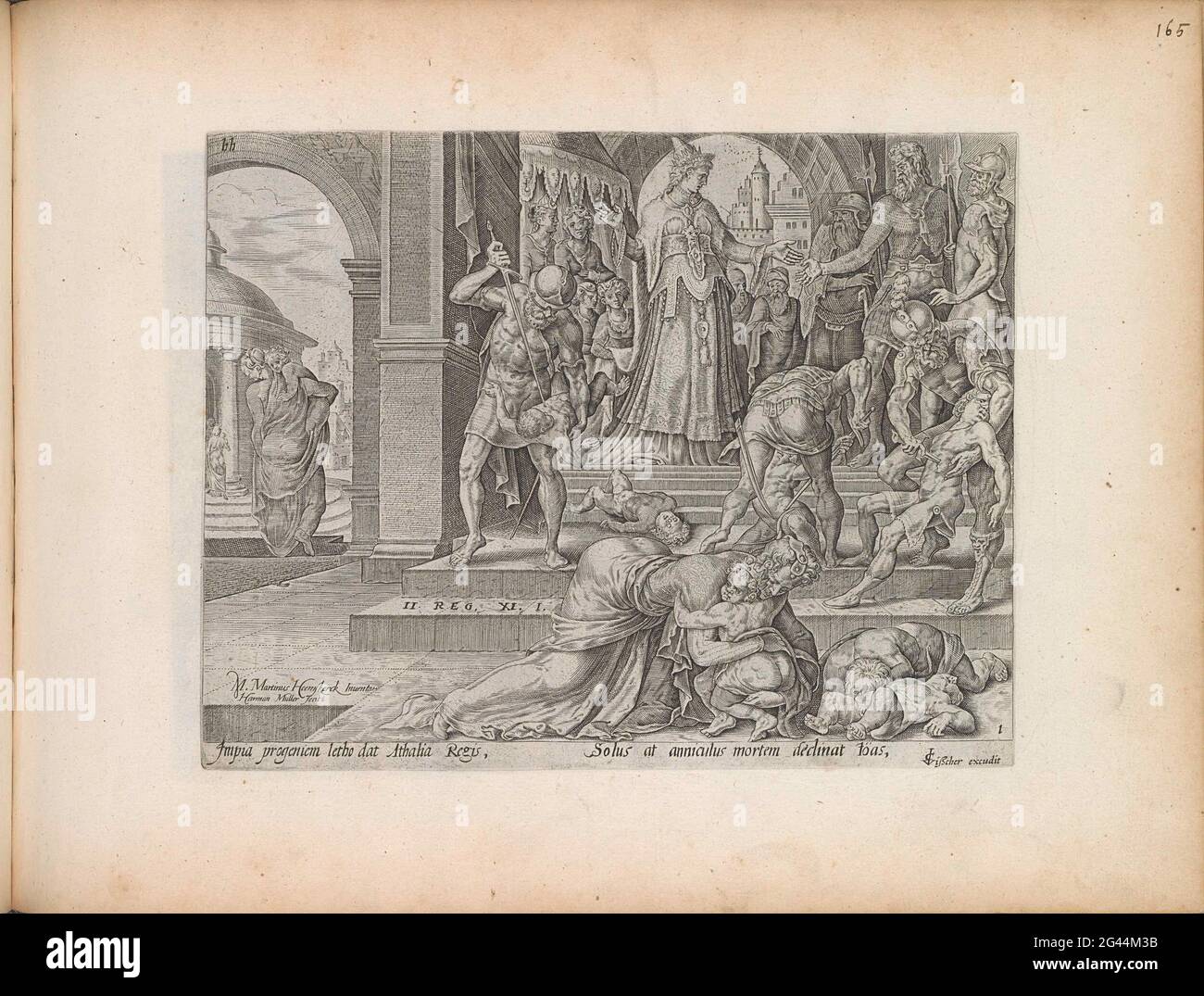 La reina Atalja dejó matar a los hijos del rey; Historia de Joas y la