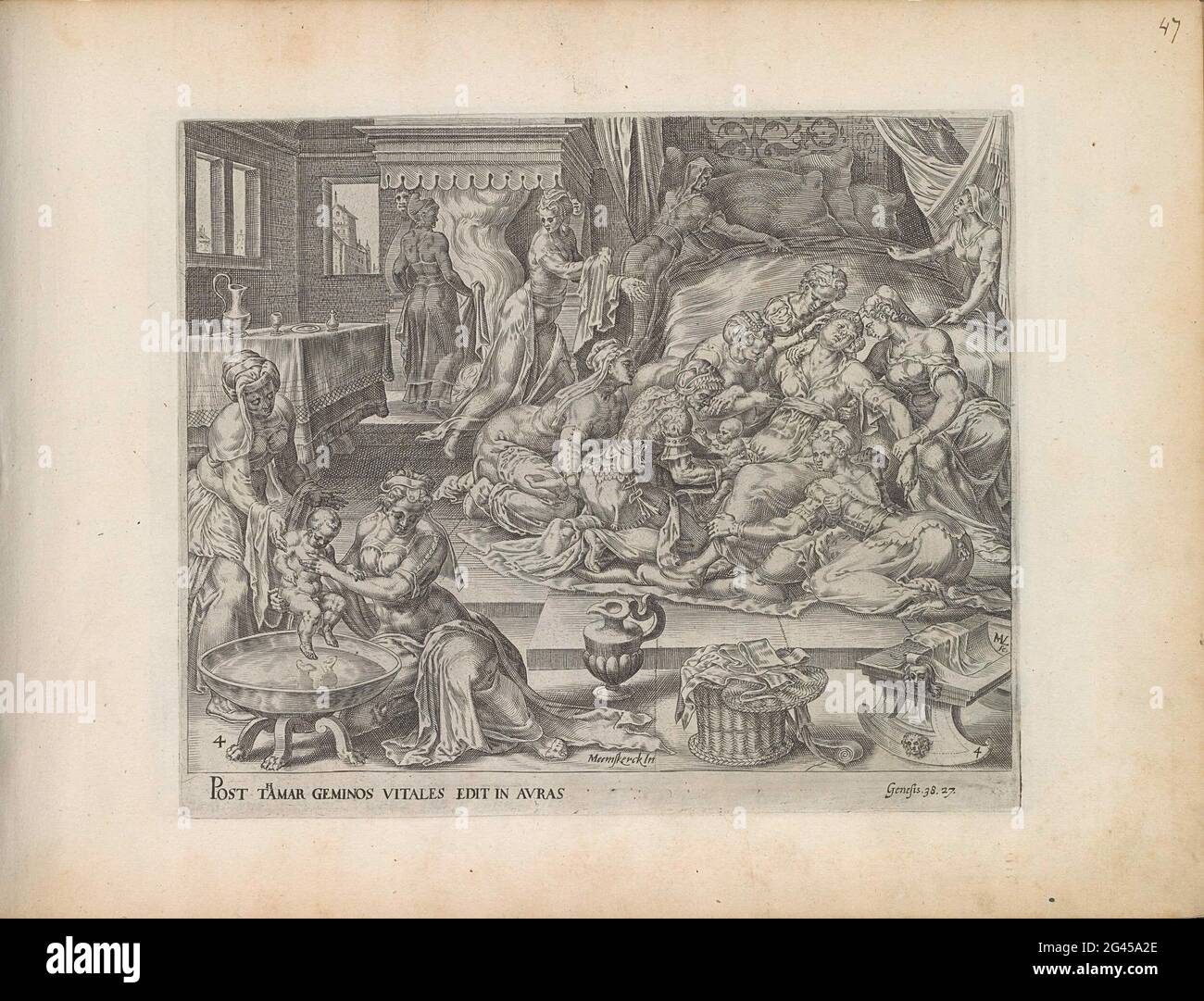 Nacimiento de Peres y Zerach; Historia