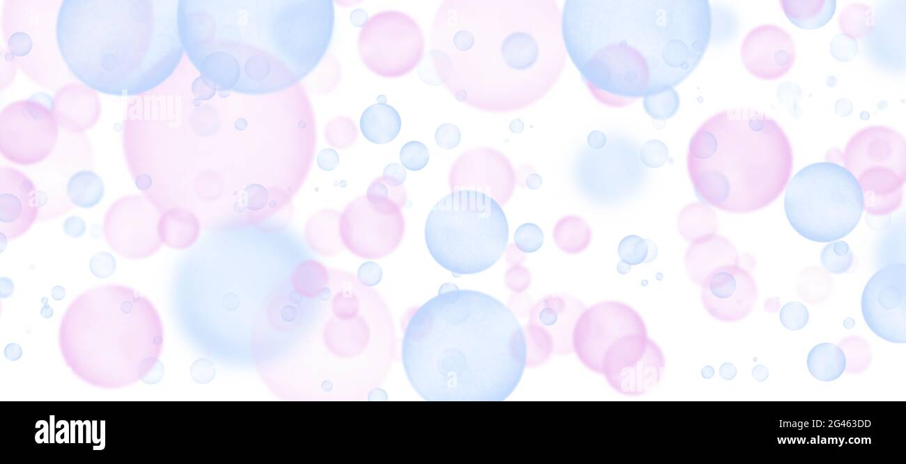 Burbujas de jabón multicolor sobre fondo blanco. Plantilla para portada,  banner, folleto. Elemento para diseñadores Fotografía de stock - Alamy