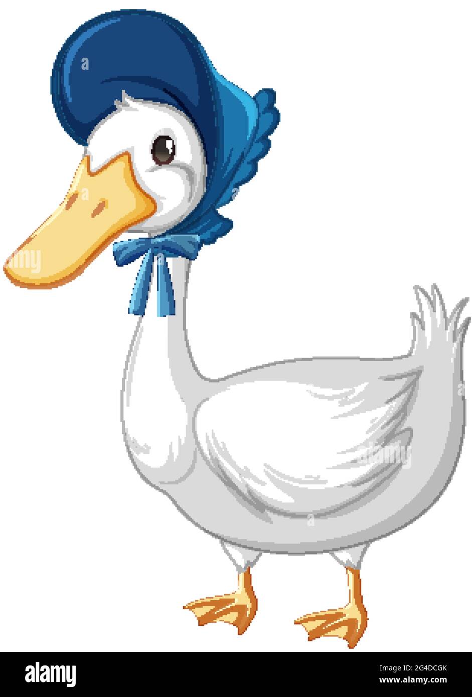 Un sombrero de pato en estilo de dibujos animados aislado sobre una ilustración de fondo blanco Imagen Vector de stock - Alamy Un sombrero de pato en estilo de dibujos animados aislado sobre una ilustración de fondo blanco Imagen Vector de stock - Alamy