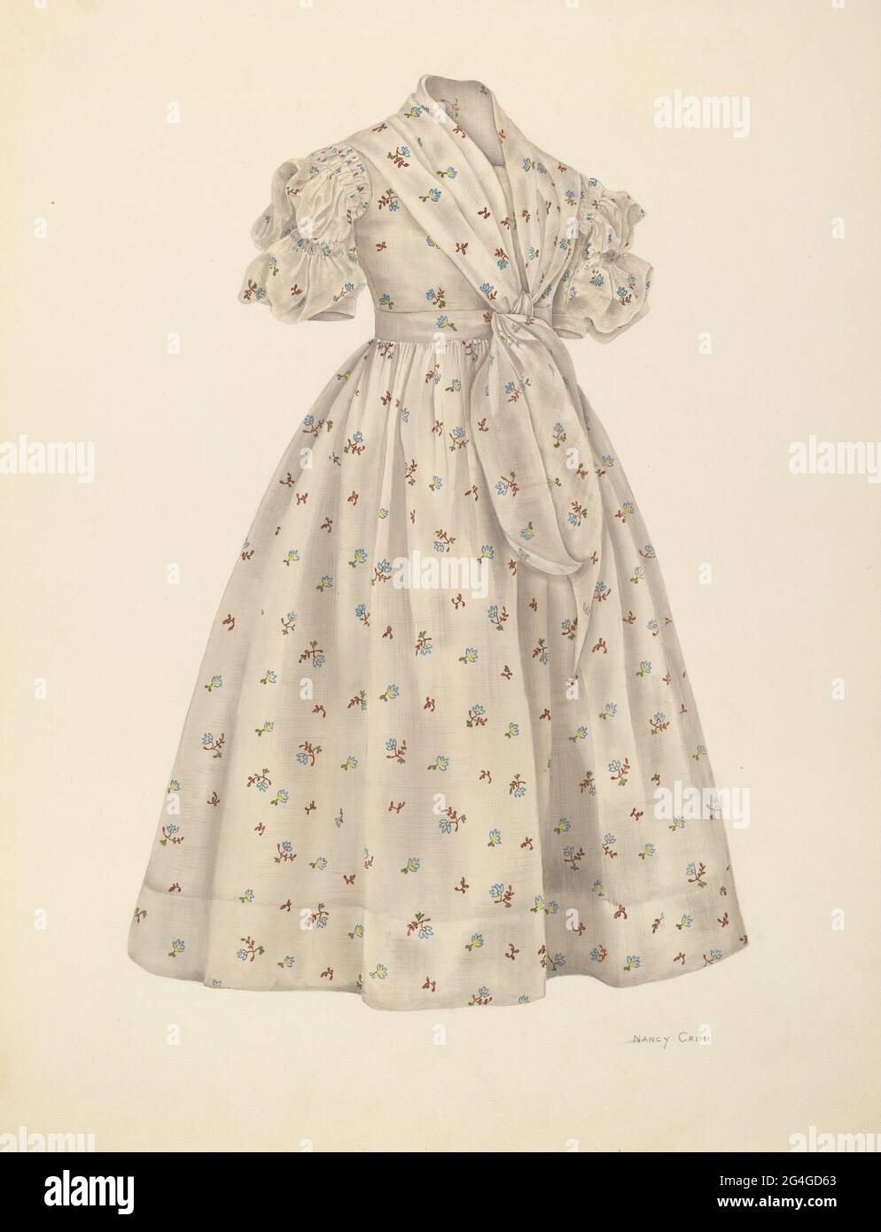 Vestido vintage floreado fotografías e imágenes de alta resolución - Alamy