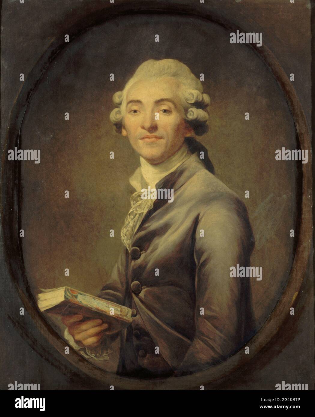 Bernard-Germain-Etienne de la Ville-sur-Illon, comte de Lac&#XE9;p&#XE8;DE (1756-1815), c. 1785. Encontrado en la colección de Mus&#XE9;e Carnavalet, París. Foto de stock