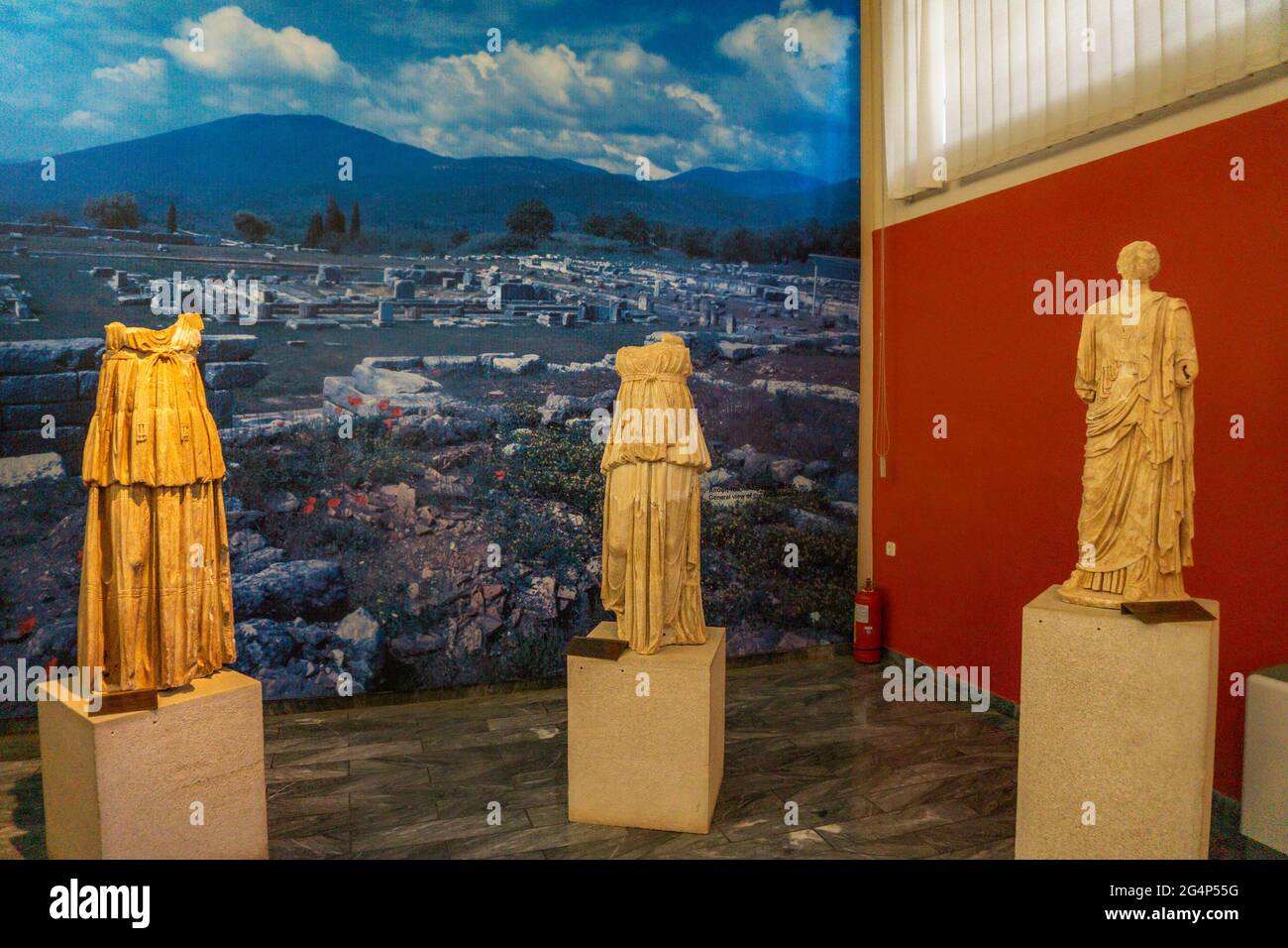 Messene, Grecia, 20 de junio de 2021 Hallazgos arqueológicos en el