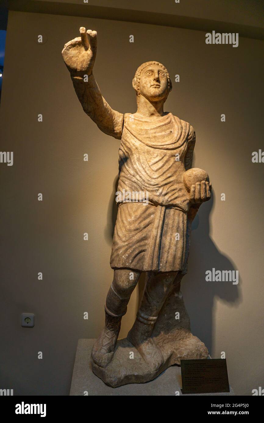 Messene, Grecia, 20 de junio de 2021 Hallazgos arqueológicos en el