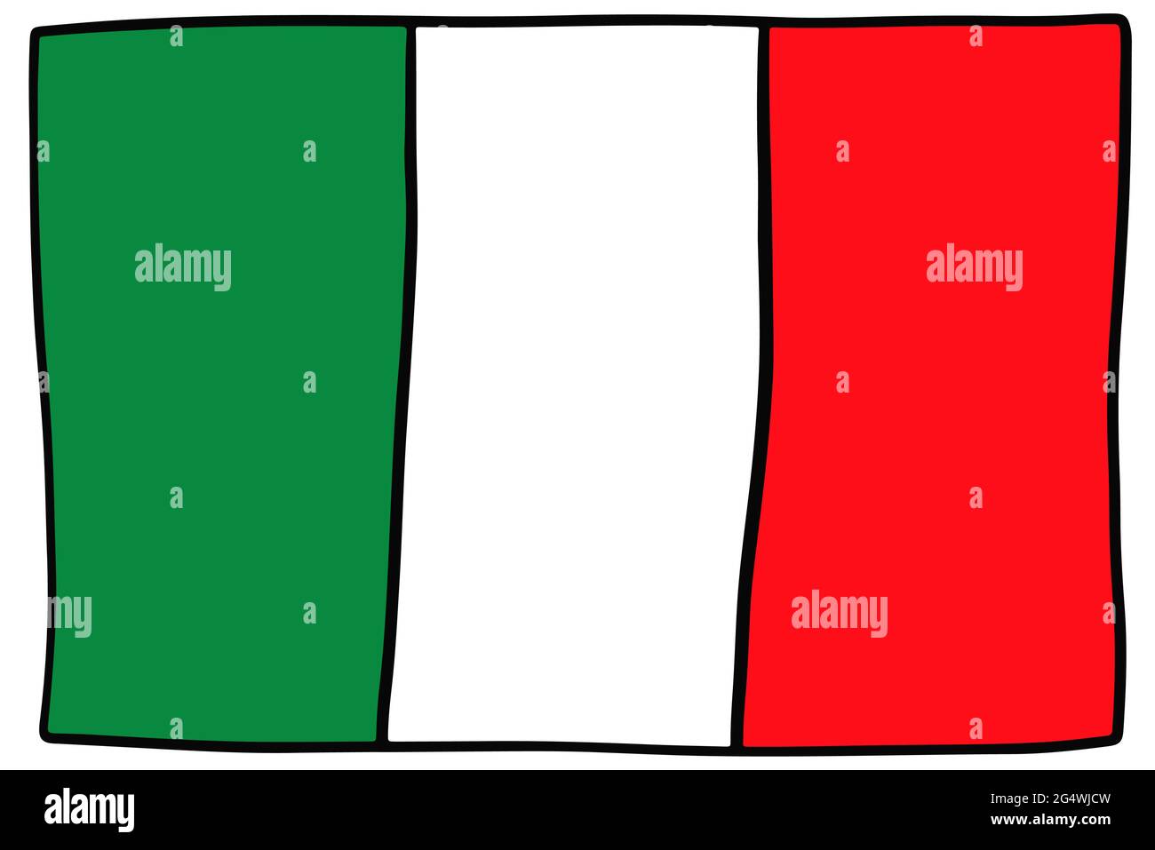 Italia bandera dibujo fotografías e imágenes de alta resolución - Alamy