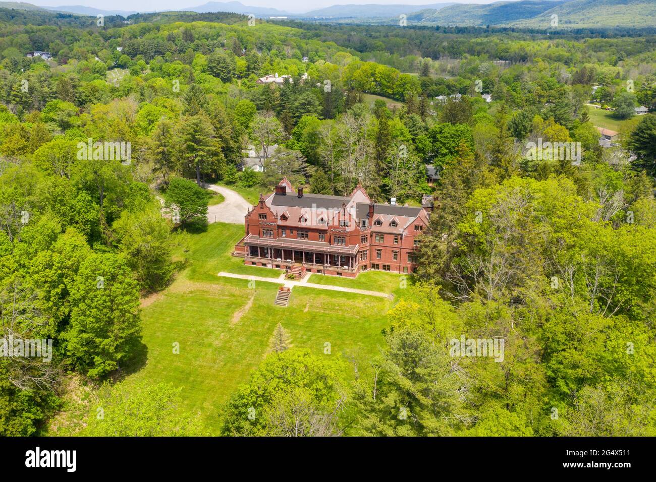 Ventfort Hall Mansion y Gilded Age Museum, Lenox, MA Foto de stock