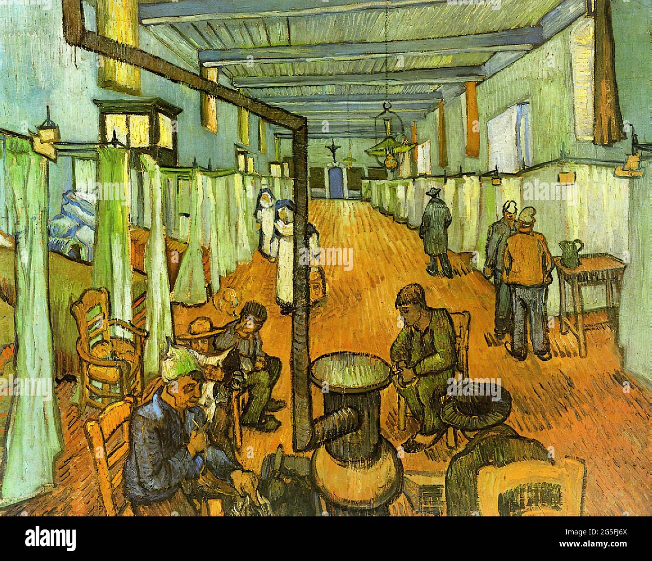 Vincent Van Gogh - Hospital de barrio Arles 1889 Foto de stock