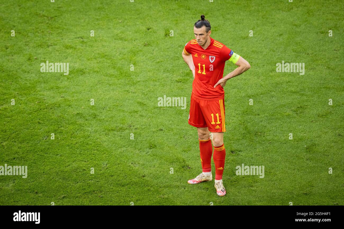 Gareth Bale (Gales) Gales - Dänemark Amsterdam, 26.06.2021, Fussball, Saison 2020/21 Foto: Moritz Müller Copyright (nur für journalistische Zwecke) Foto de stock
