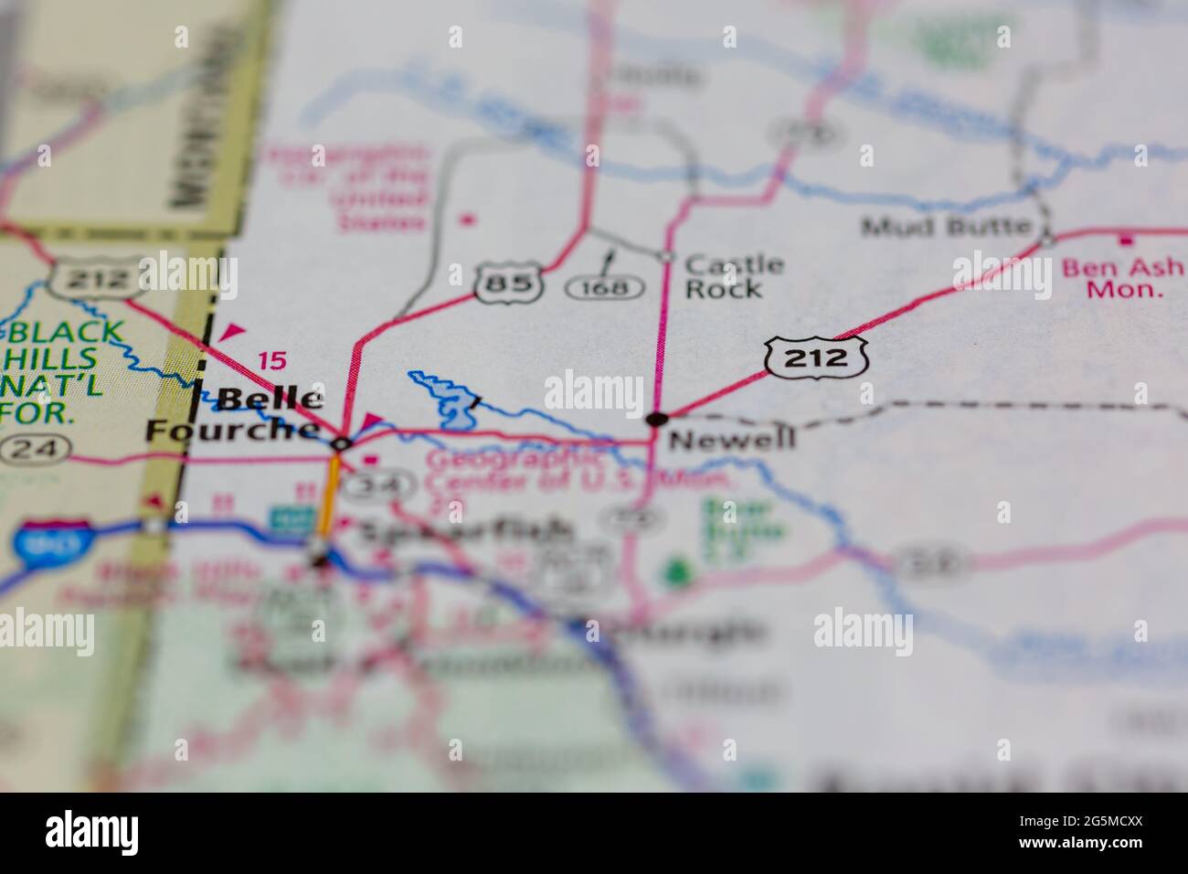 Mappa di belle fourche fotografías e imágenes de alta resolución Alamy