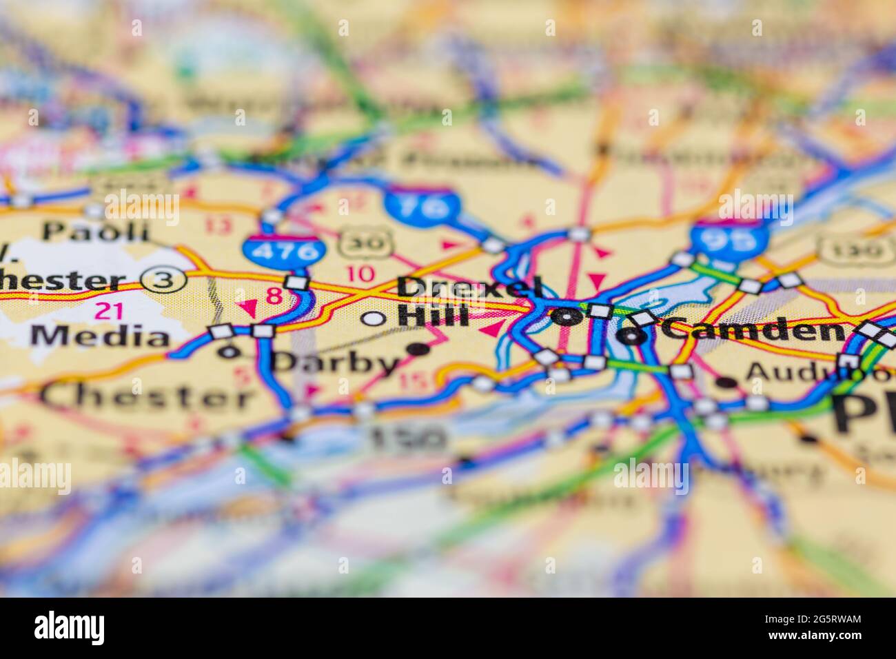 Mapa de drexel hill fotografías e imágenes de alta resolución Alamy