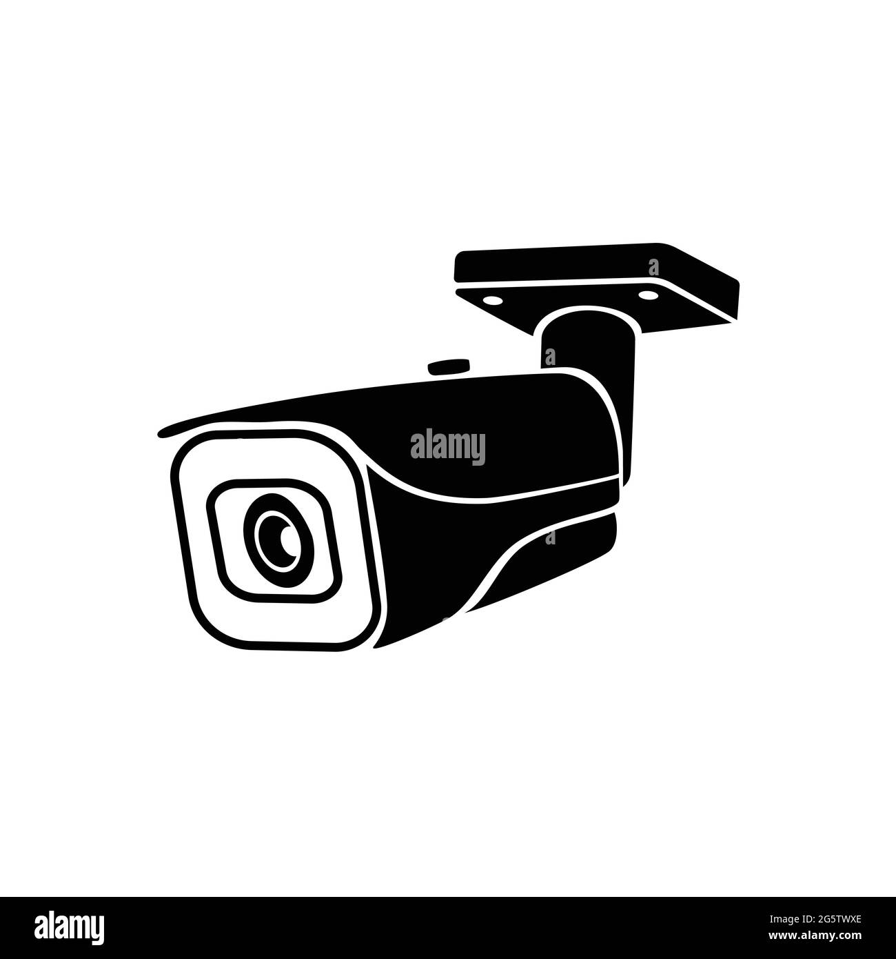 Icono de cámara CCTV de observación. Cámara de vigilancia