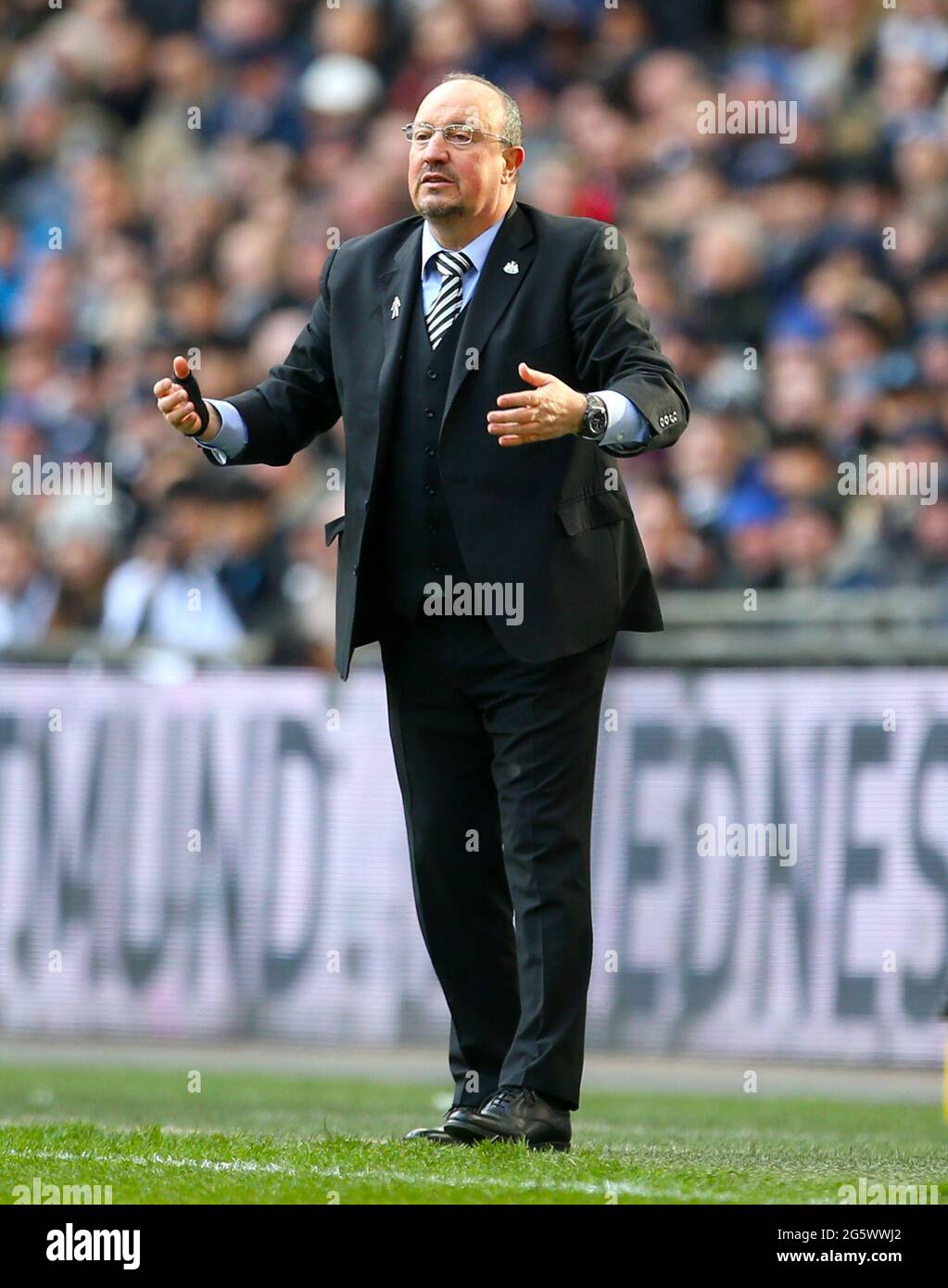 Foto del expediente del 02-2019-02 del gerente de Newcastle United Rafael Benítez. Fecha de emisión: Miércoles 30 de junio de 2021. Foto de stock