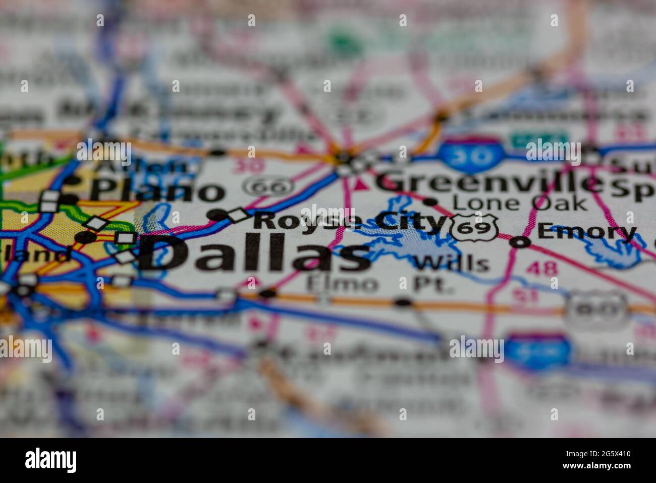 Mapa de la ciudad de royse fotografías e imágenes de alta resolución Alamy