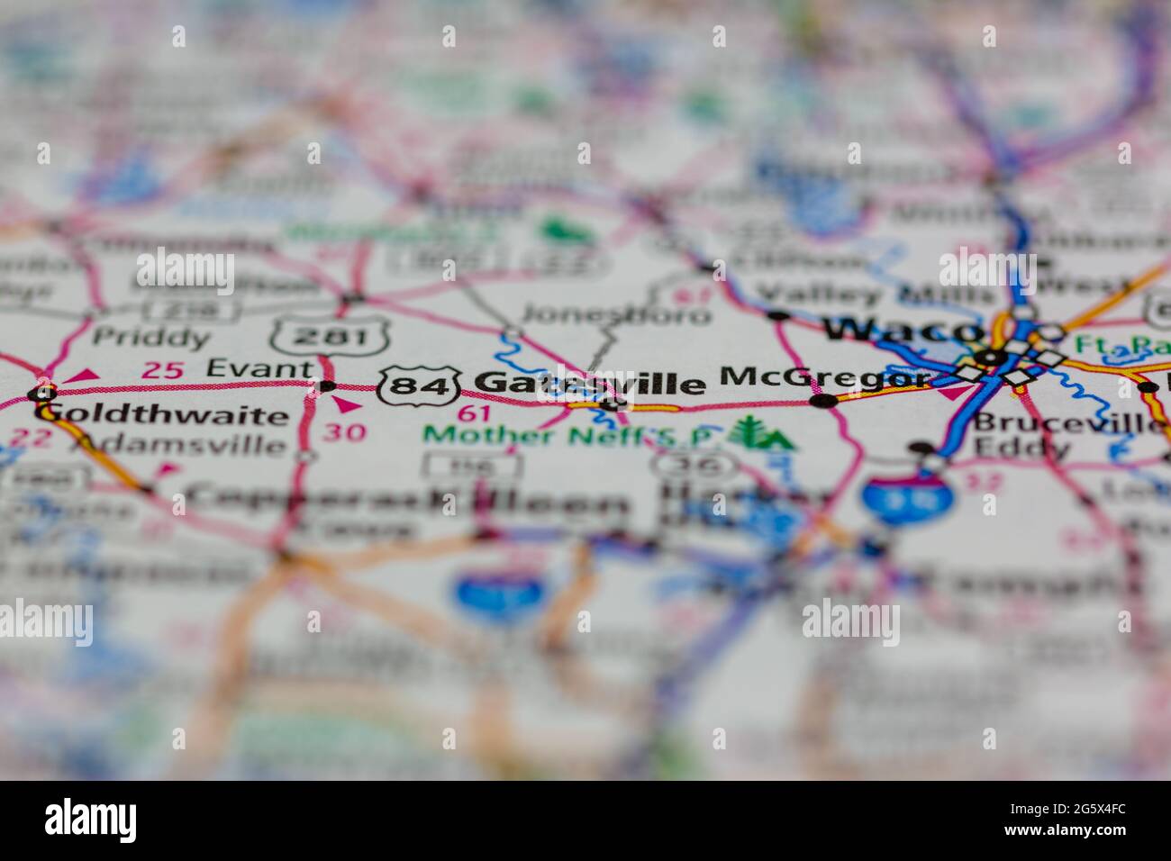 Mappa di gatesville fotografías e imágenes de alta resolución Alamy