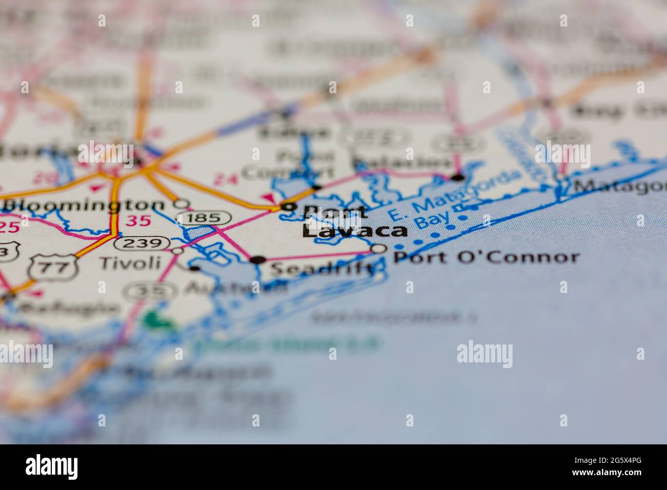 Mapa de port lavaca texas fotografías e imágenes de alta resolución Alamy