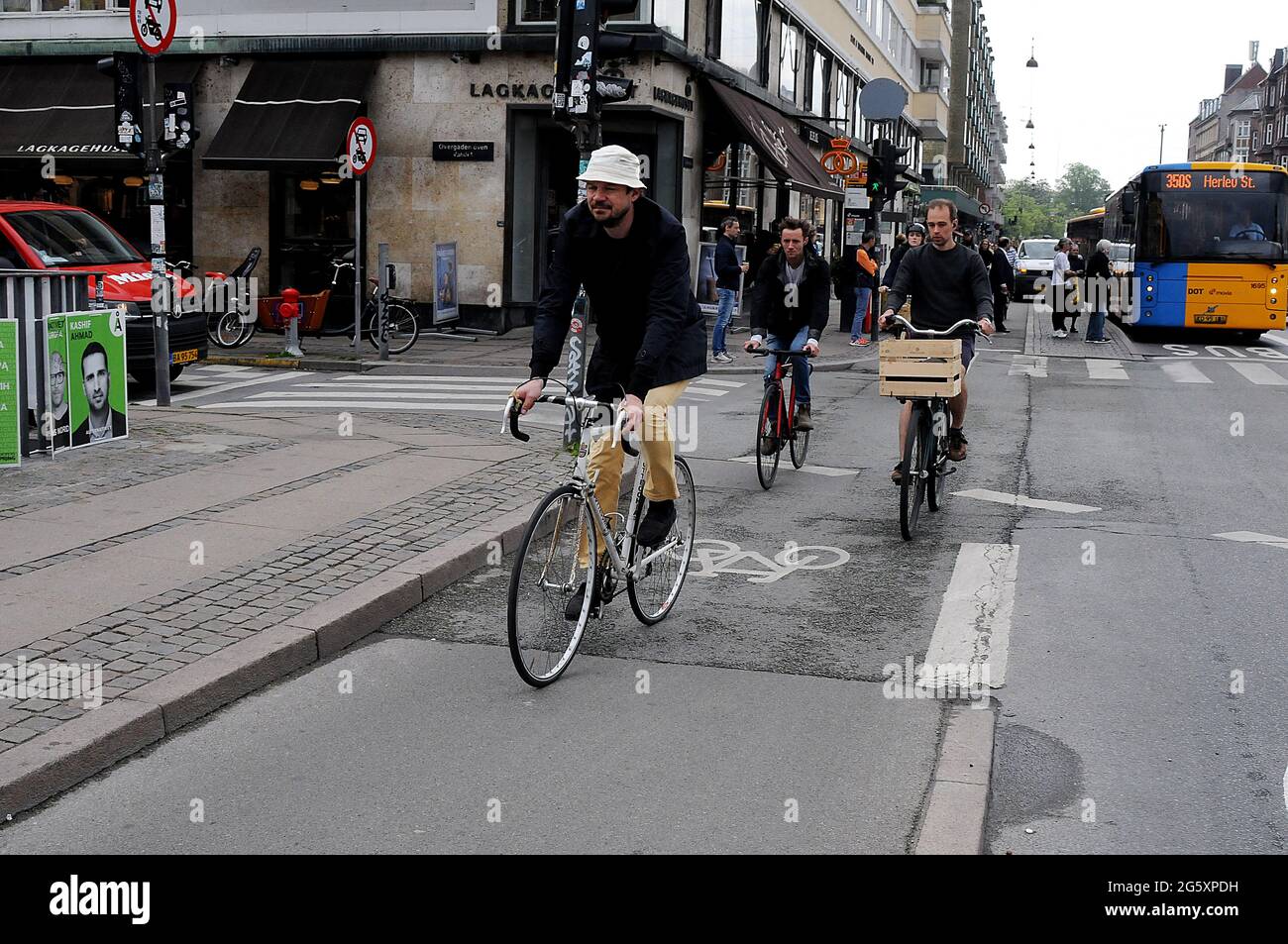 Copenhague /Dinamarca./ 21 DE MAYO de 2019/Dinamarca ahs se convierten en biker nación, ellos bike alsomots en cada viaje de trabajo a casa y de hoem al trabajo y para dai Foto de stock