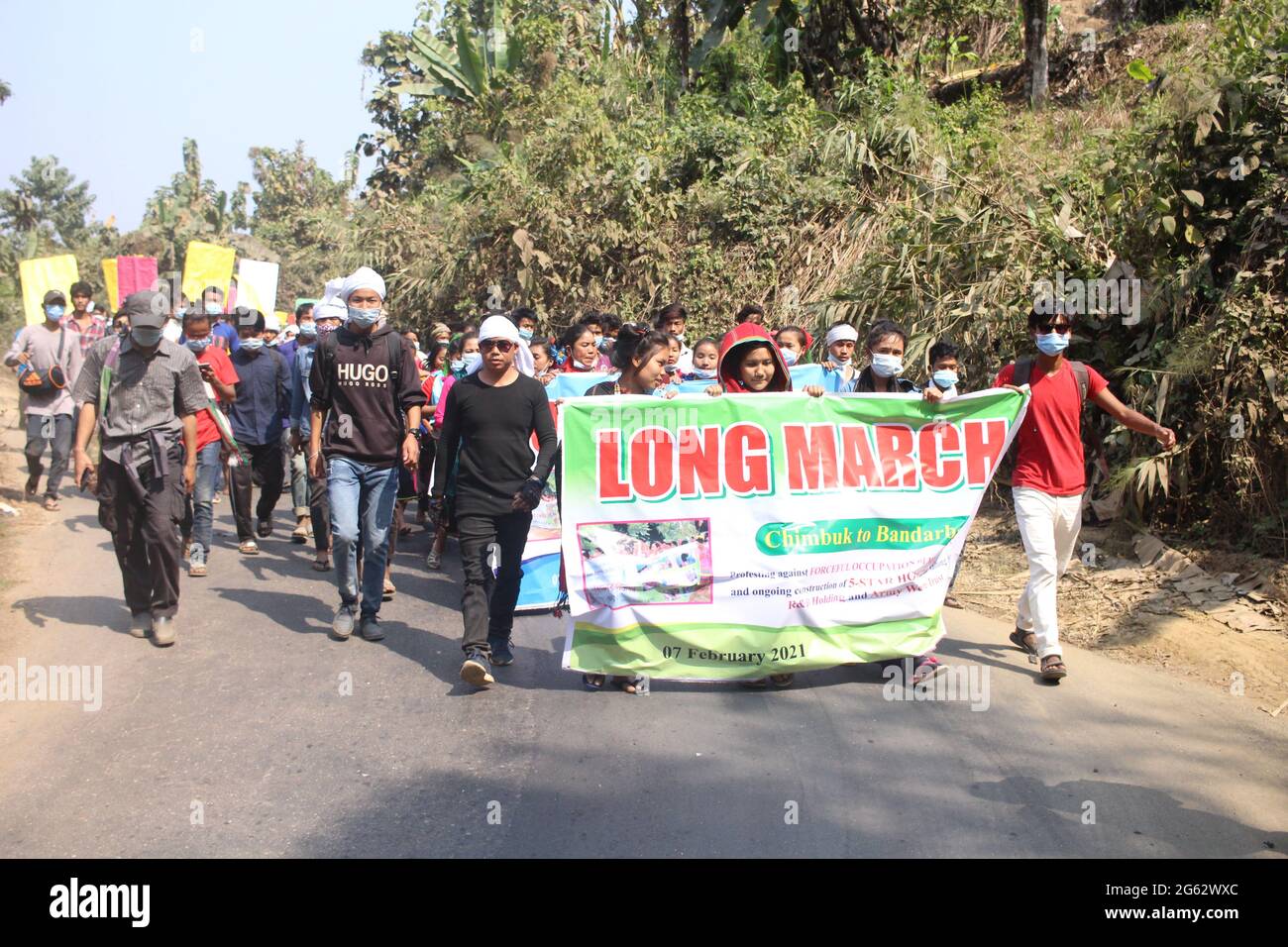 mro marcha larga Foto de stock