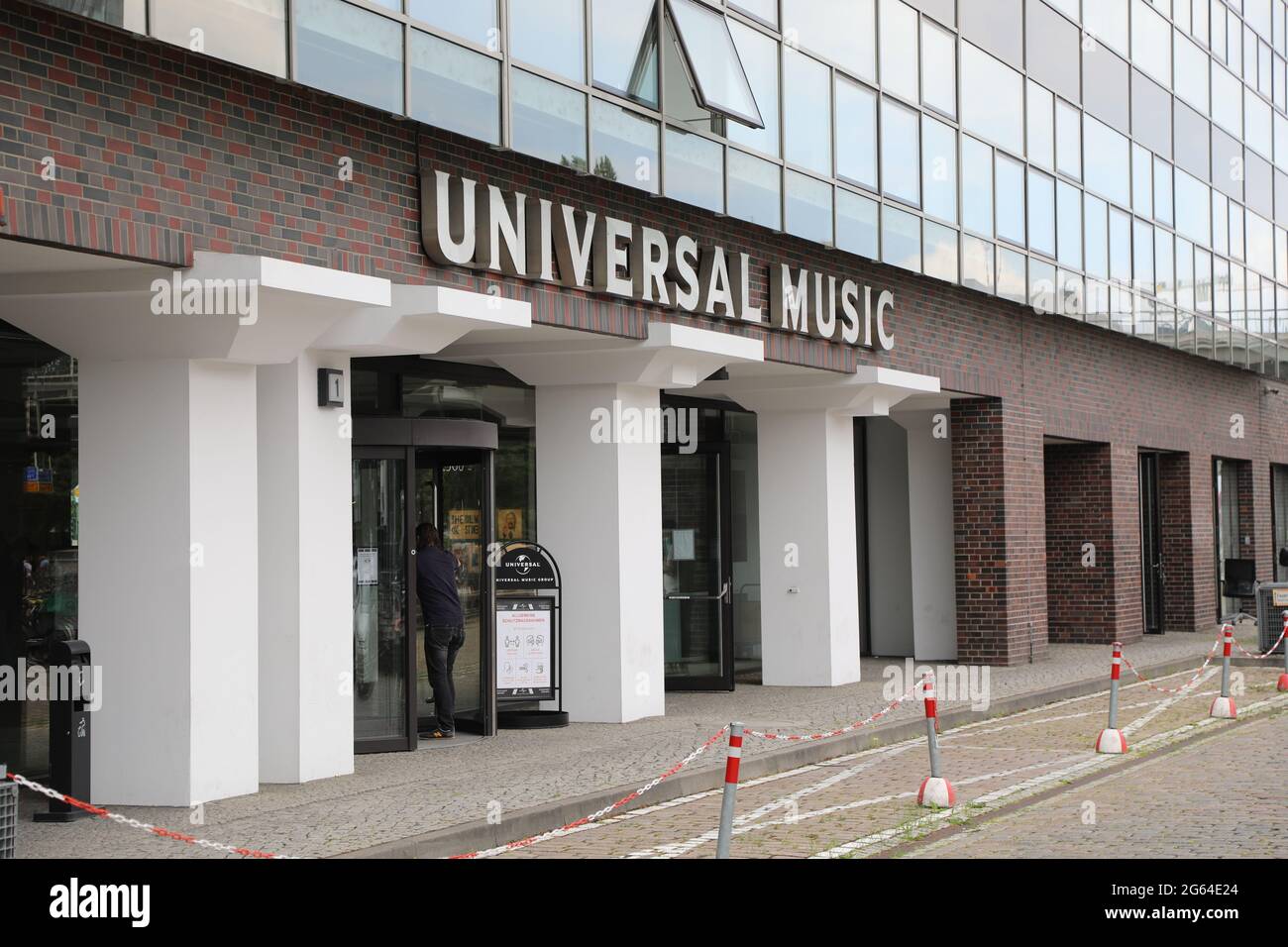 MÚSICA UNIVERSAL DEUTSCHLAND Entertaiment en Berlín Stralauer Allee Foto de stock