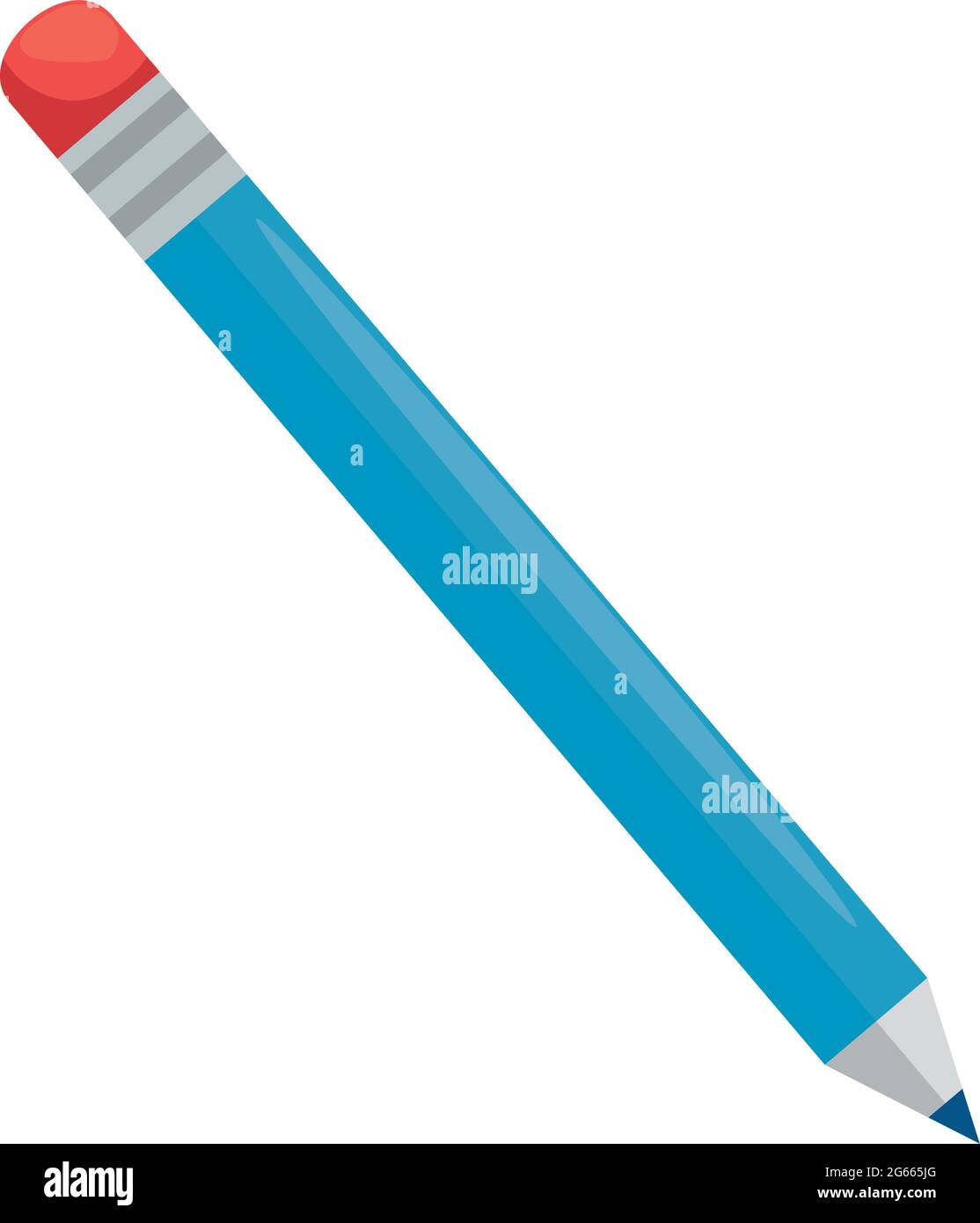 Icono de lápiz aislado Ilustración del Vector